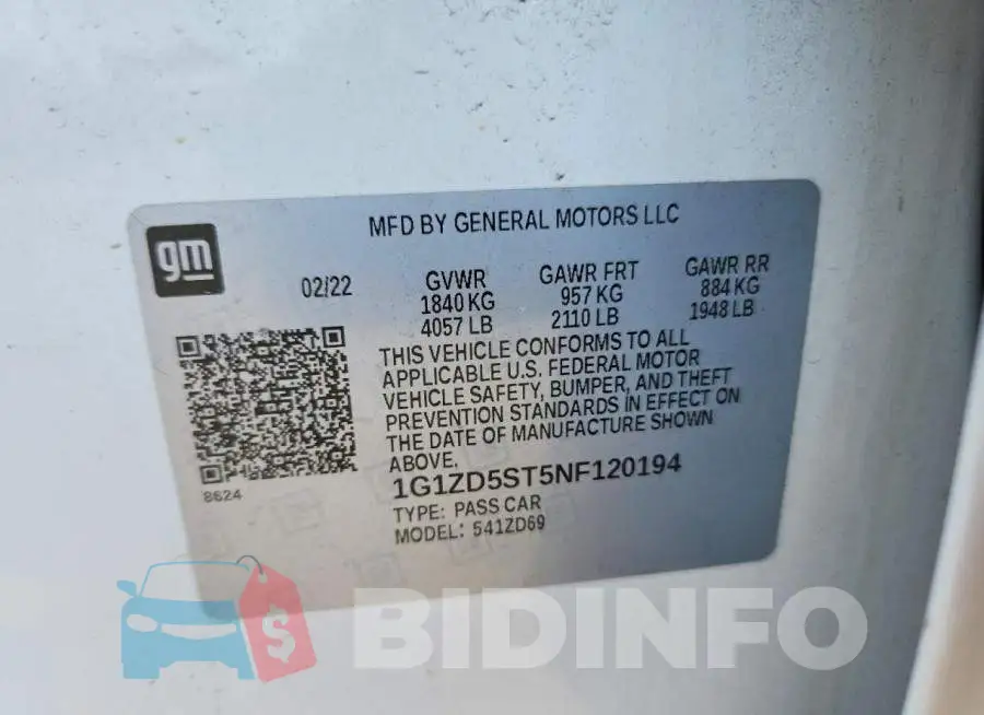 1G1ZD5ST5NF120194 Photo# 12