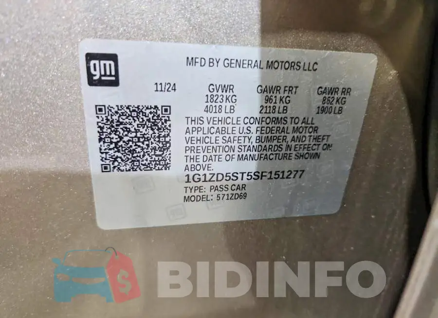 1G1ZD5ST5SF151277 Photo# 12