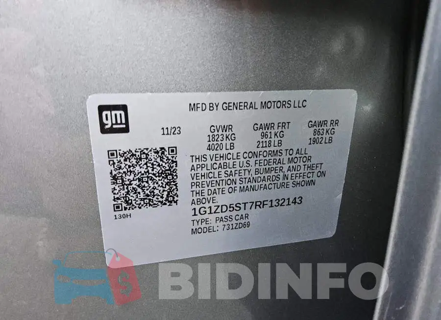 1G1ZD5ST7RF132143 Photo# 13