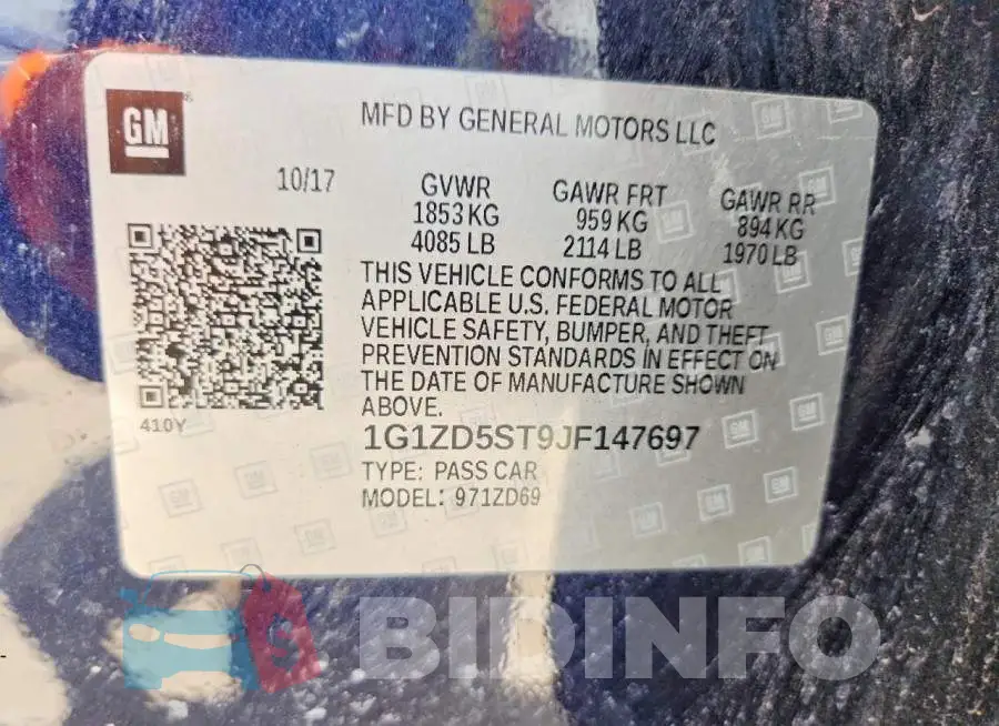 1G1ZD5ST9JF147697 Photo# 12