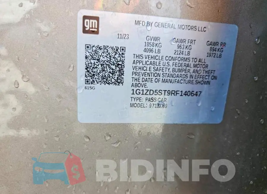 1G1ZD5ST9RF140647 Photo# 12