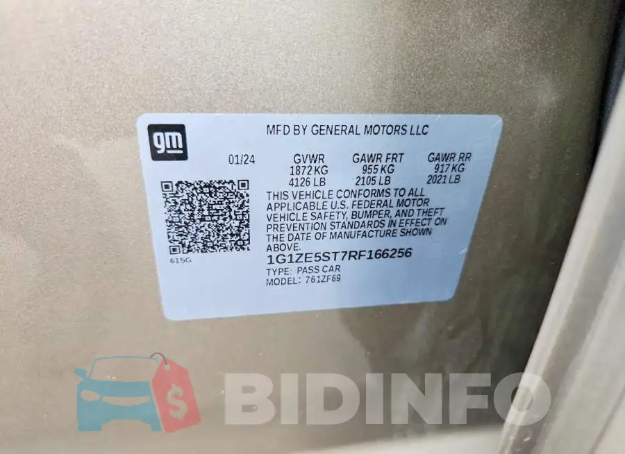 1G1ZE5ST7RF166256 Photo# 12