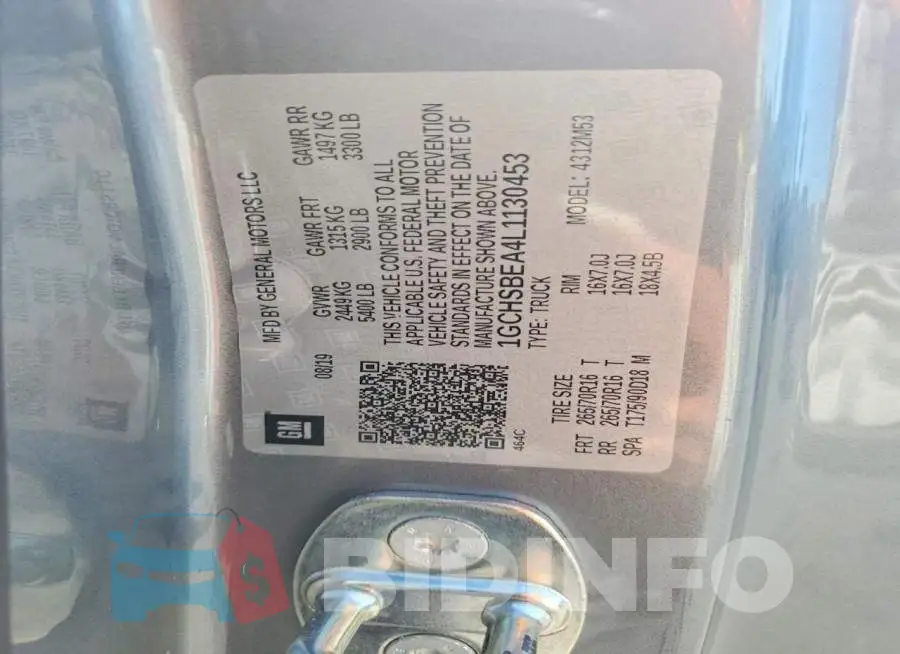 1GCHSBEA4L1130453 Photo# 12