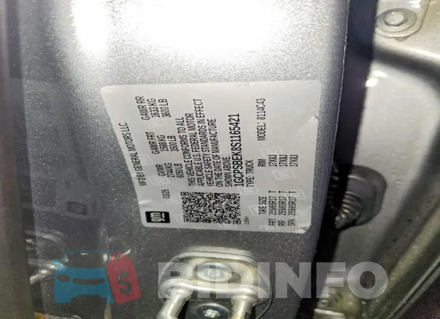 1GCPSBEK8S1165421 Photo# 12