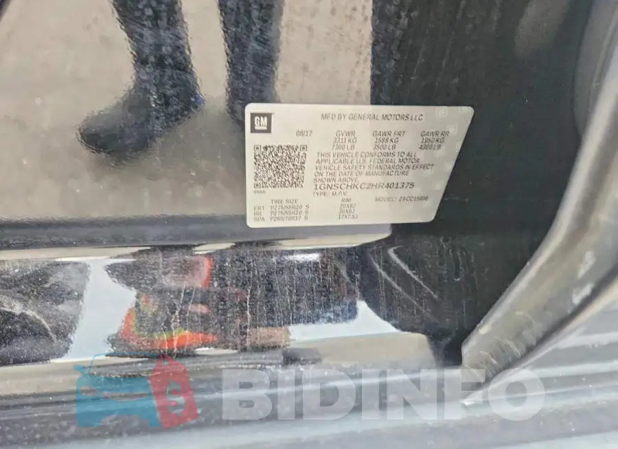 1GNSCHKC2HR401375 Photo# 13