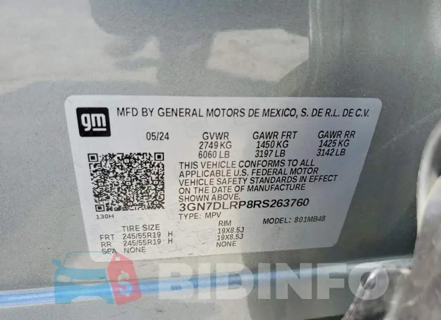 3GN7DLRP8RS263760 Photo# 13