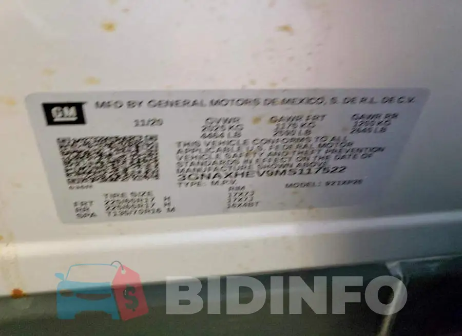 3GNAXHEV9MS117522 Photo# 13