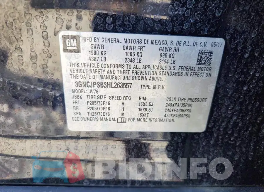 3GNCJPSB3HL263557 Photo# 12