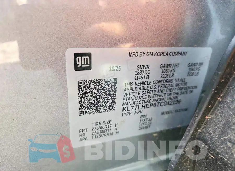 KL77LHEP6TC042196 Photo# 13