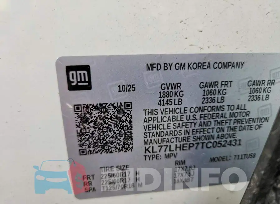 KL77LHEP7TC052431 Photo# 12