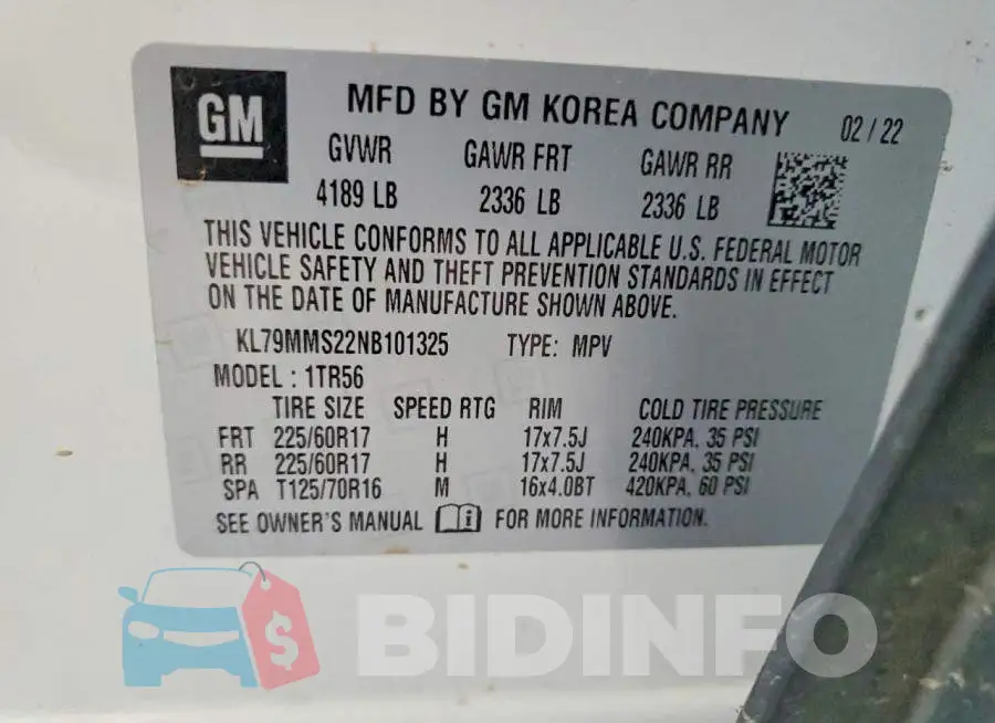 KL79MMS22NB101325 Photo# 13