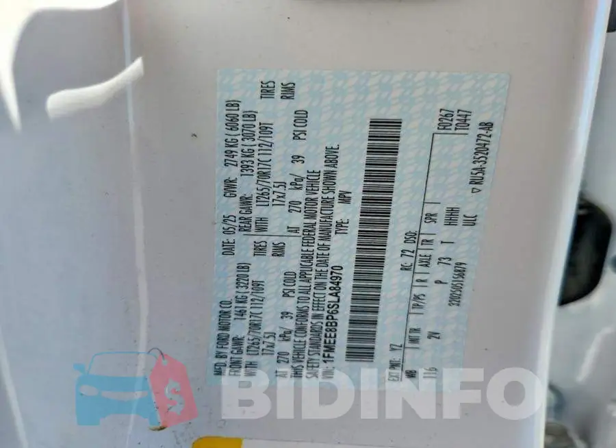 1FMEE8BP6SLA84970 Photo# 13