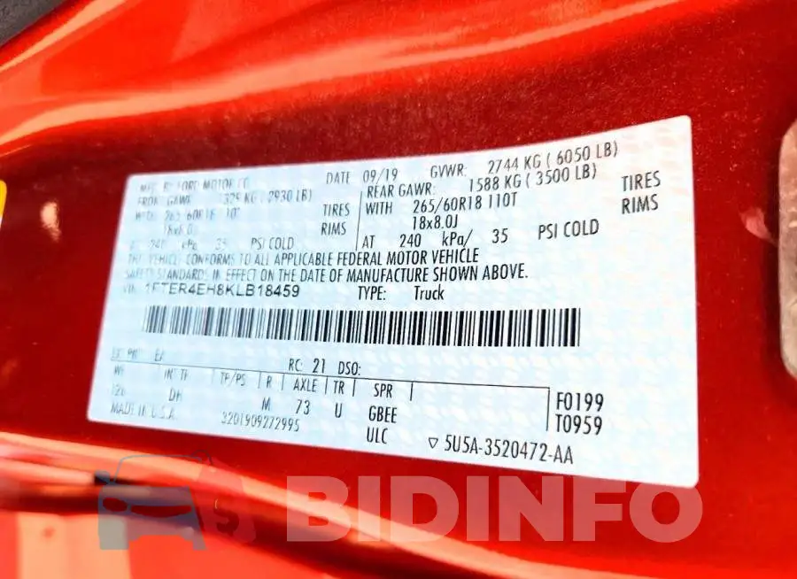 1FTER4EH8KLB18459 Photo# 12