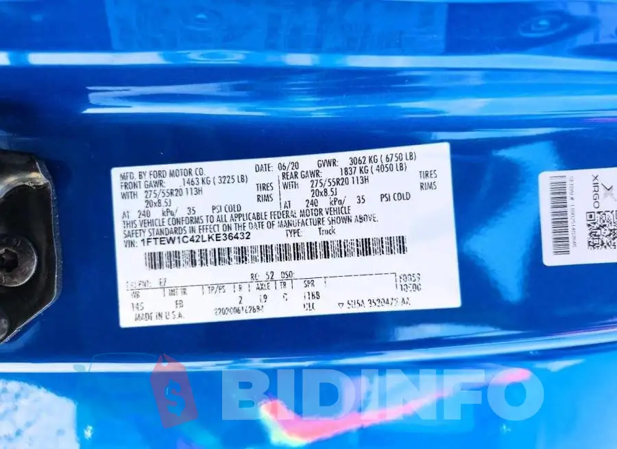 1FTEW1C42LKE36432 Photo# 12