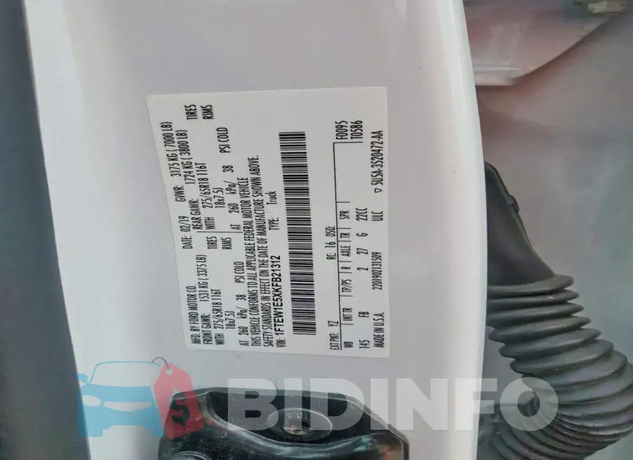 1FTEW1E5XKFB21312 Photo# 12