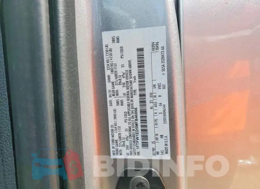1FTFW1ED5MFB46066 Photo# 12