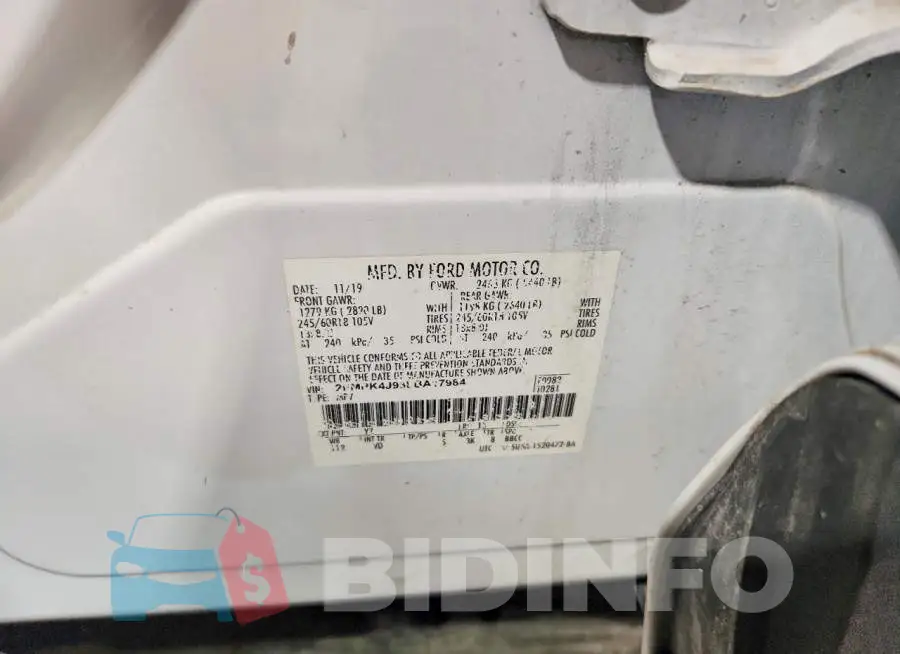 2FMPK4J93LBA17984 Photo# 13