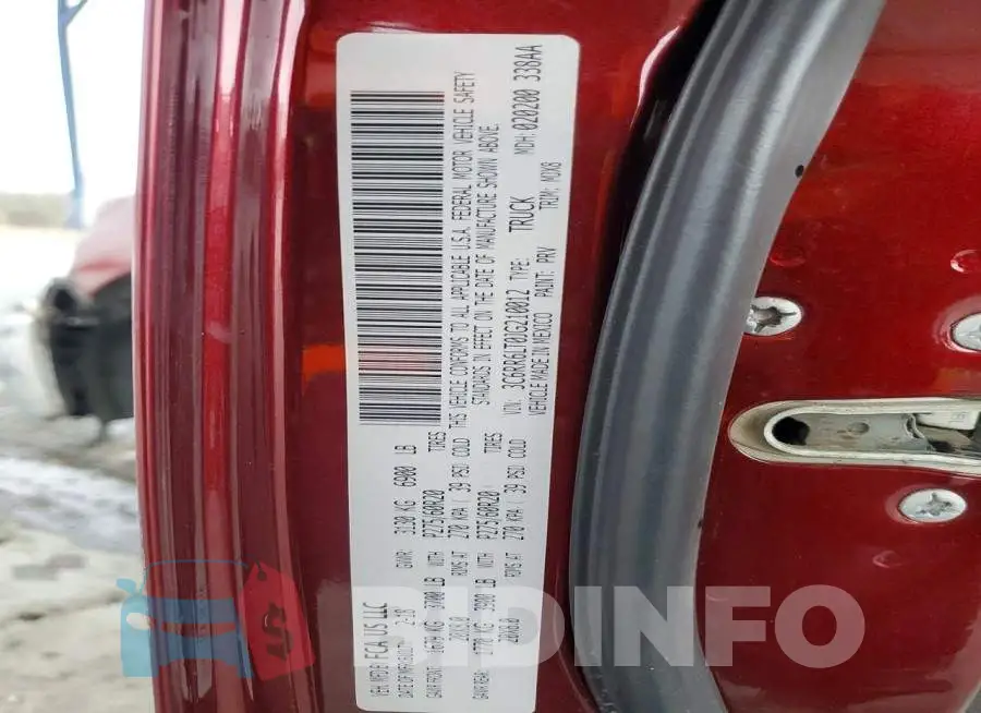 3C6RR6LT0JG210012 Photo# 12