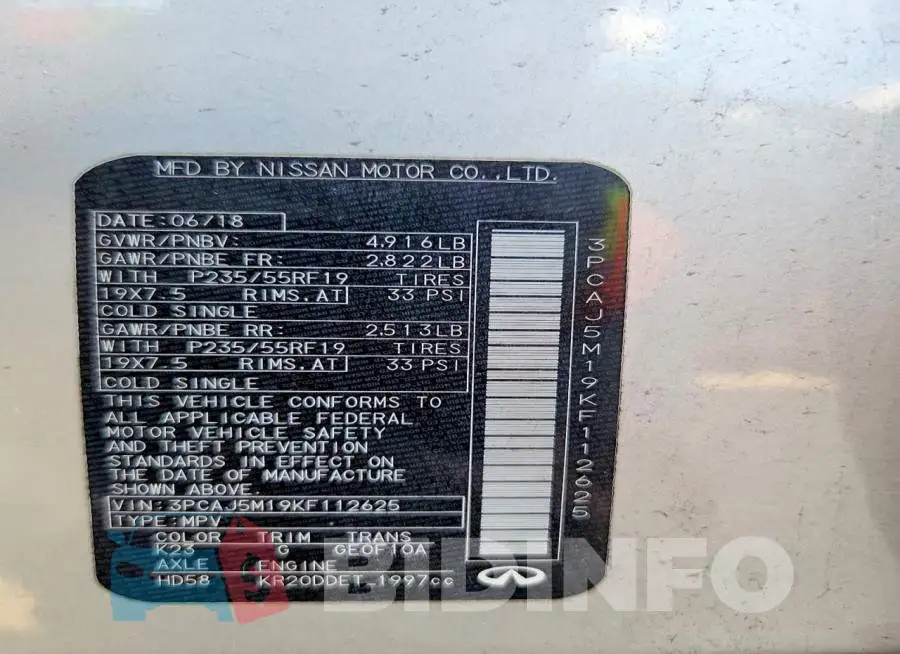 3PCAJ5M19KF112625 Photo# 12