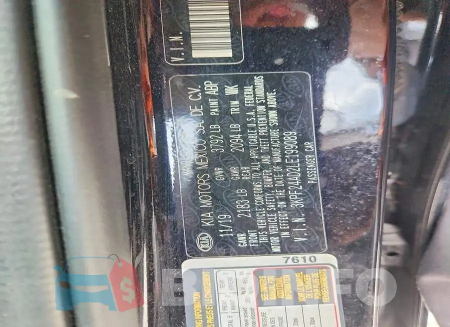 3KPF24AD2LE199089 Photo# 13