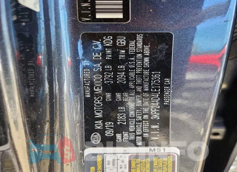 3KPF24AD4LE175361 Photo# 12