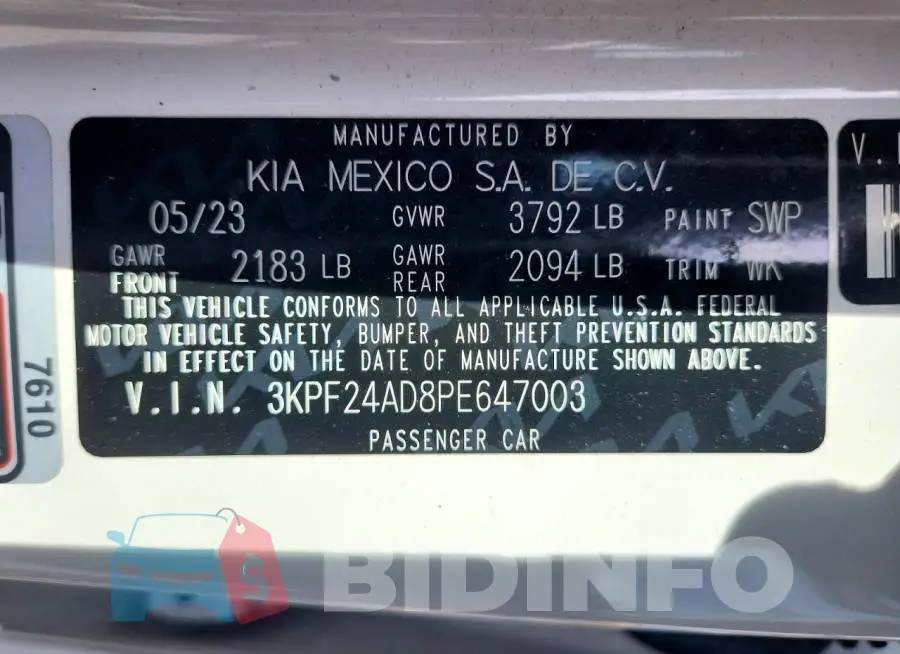 3KPF24AD8PE647003 Photo# 12