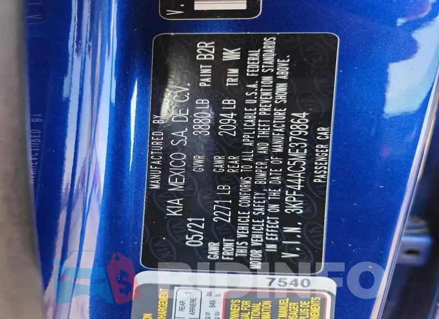 3KPF44AC5ME379864 Photo# 12