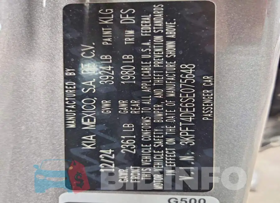 3KPFT4DE6SE075648 Photo# 12