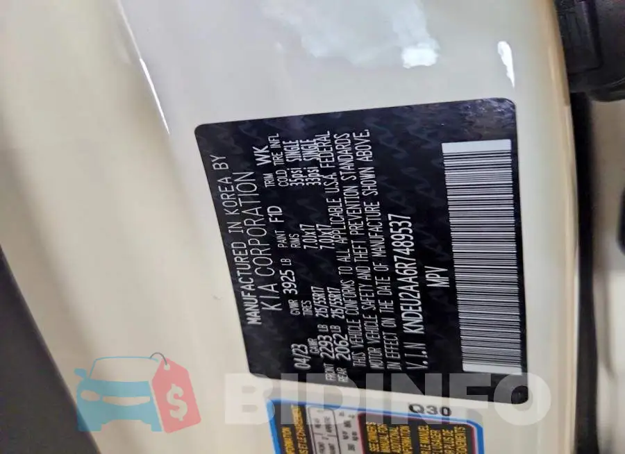 KNDEU2AA6R7489537 Photo# 14