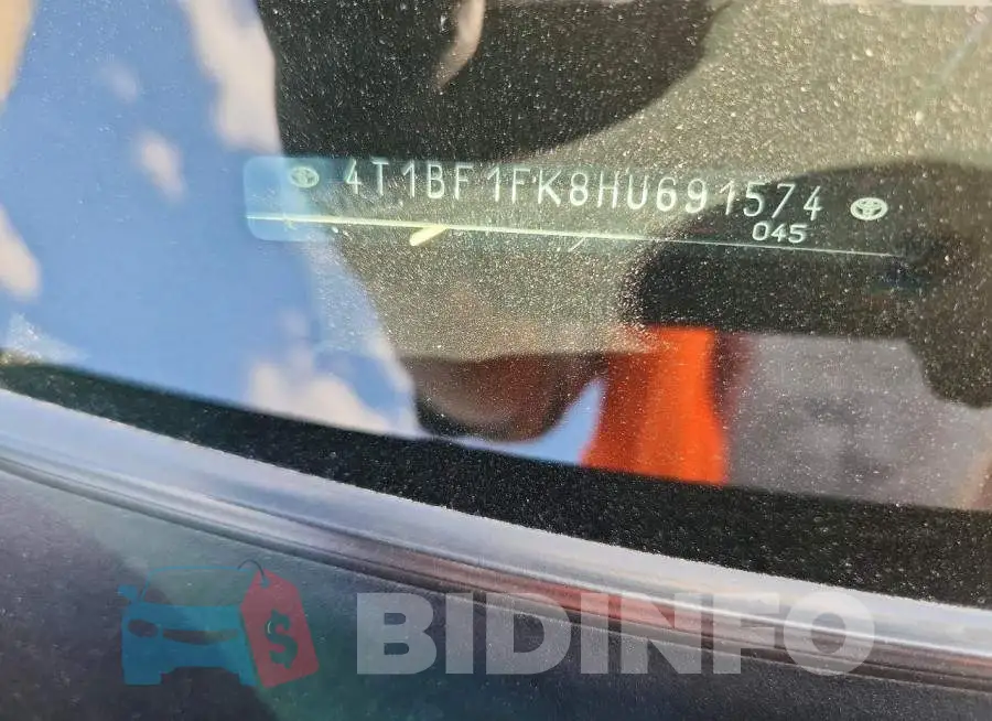 4T1BF1FK8HU691574 Photo# 12