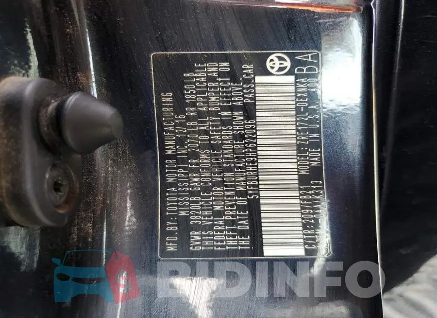 5YFBURHE9HP622096 Photo# 12