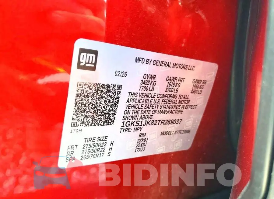 1GKS1JK82TR269037 Photo# 13