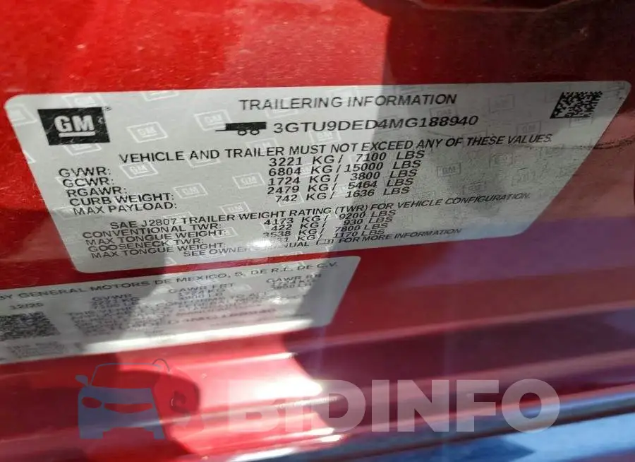 3GTU9DED4MG188940 Photo# 12