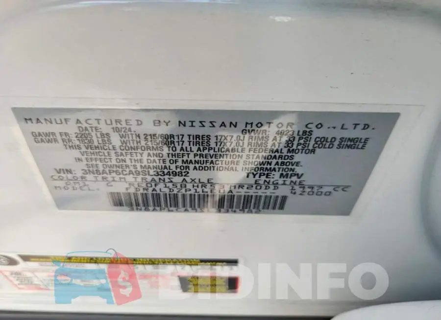 3N8AP6CA9SL334982 Photo# 14