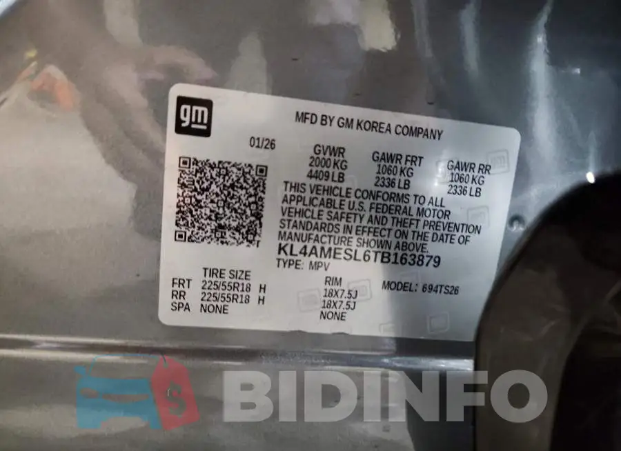 KL4AMESL6TB163879 Photo# 13