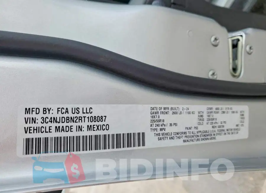 3C4NJDBN2RT108087 Photo# 13
