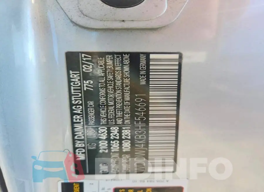 WDDWJ4KB3HF546691 Photo# 12