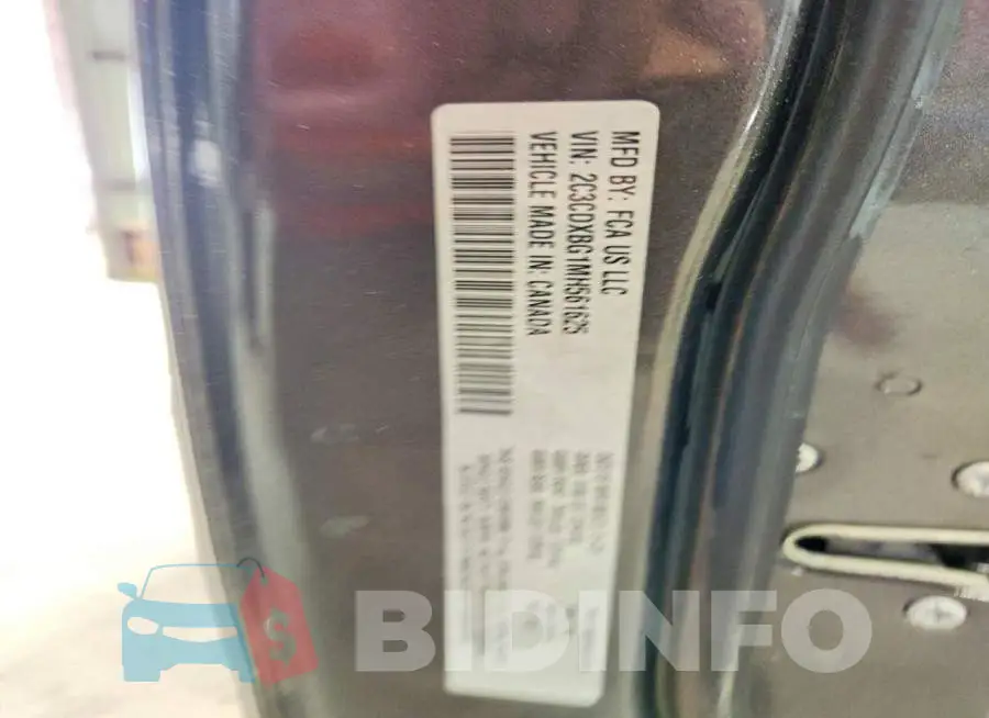 2C3CDXBG1MH561625 Photo# 12