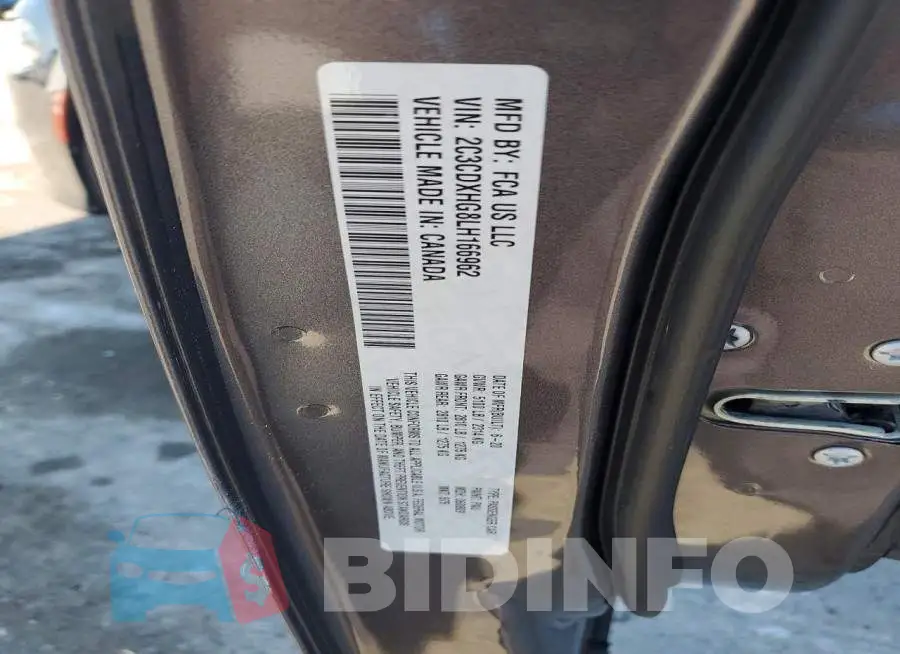 2C3CDXHG8LH166962 Photo# 12