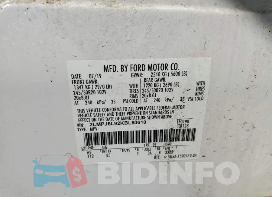 2LMPJ6L92KBL60610 Photo# 13