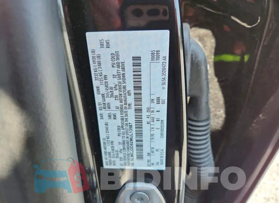 5LMCJ2D92MUL13587 Photo# 13