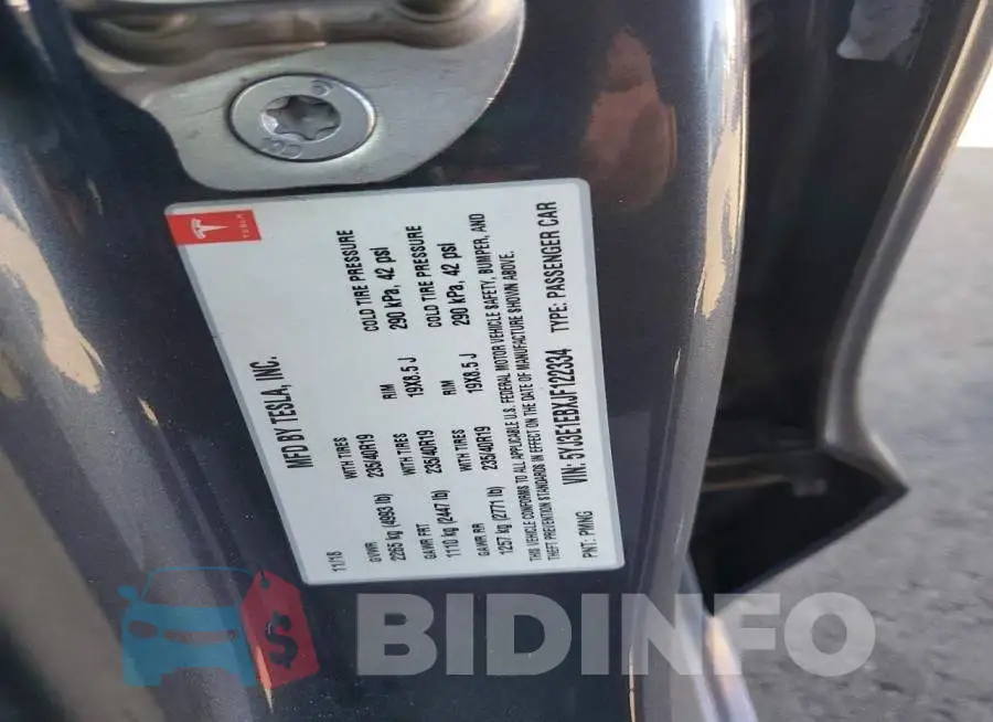 5YJ3E1EBXJF122334 Photo# 13