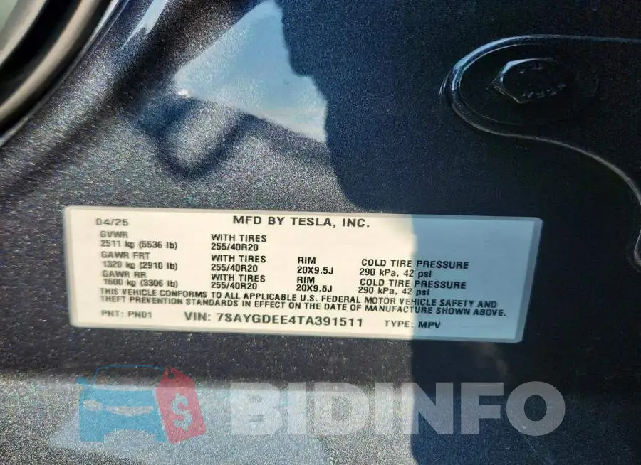 7SAYGDEE4TA391511 Photo# 12