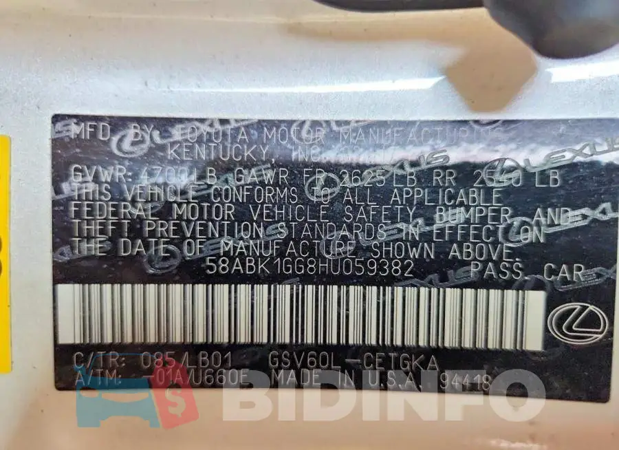58ABK1GG8HU059382 Photo# 12
