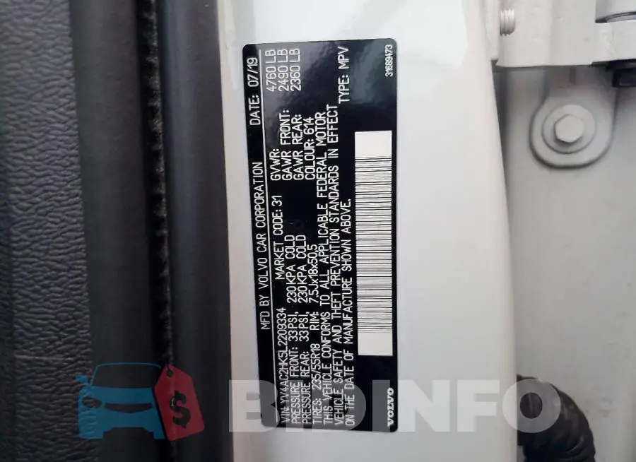 YV4AC2HK5L2209334 Photo# 14