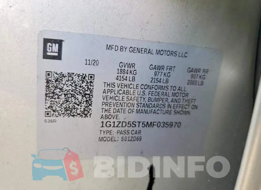 1G1ZD5ST5MF035970 Photo# 12
