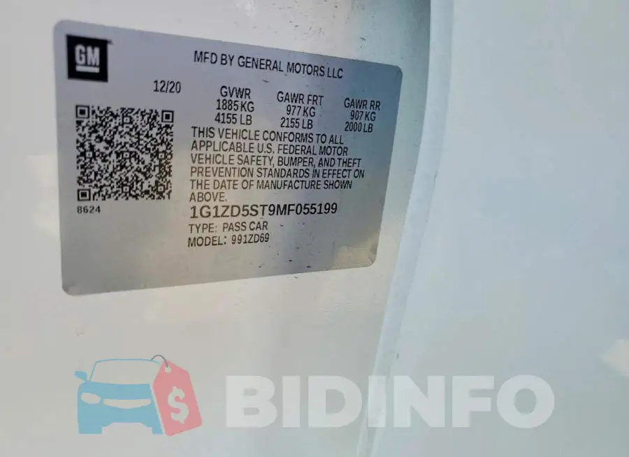 1G1ZD5ST9MF055199 Photo# 12