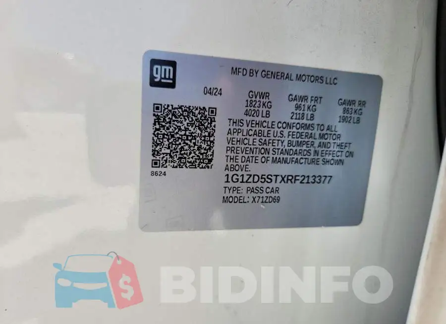 1G1ZD5STXRF213377 Photo# 12