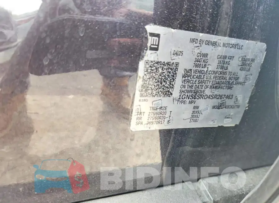 1GNS6SRD4SR267463 Photo# 14