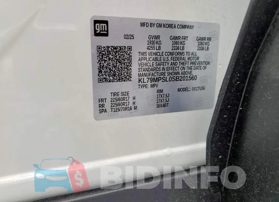 KL79MPSL0SB201560 Photo# 14